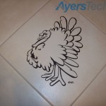 Ceramic Tile Inlay Waterjet Cut