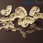 Urethane and Rubber Grippers for Capping Machine Waterjet Machined