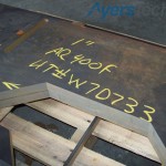 Waterjet Cut AR400 Abrasion Resistant Steel