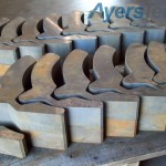 Waterjet Machined 2 In Thick 4340 Alloy Steel