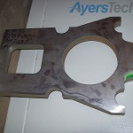 Waterjet cut 4140 steel